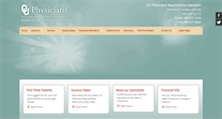 Desktop Screenshot of ouinfertility.com